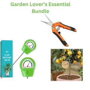 Garden Lover’s Essential Bundle – Pruning Shears Moisture Meter Plant Labels(4)